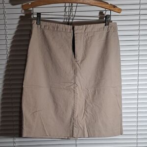 GAP Tan Pencil Skirt Knee-Length Work Style